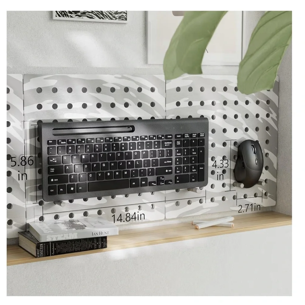 Wireless Black Keyboard and Mouse Set